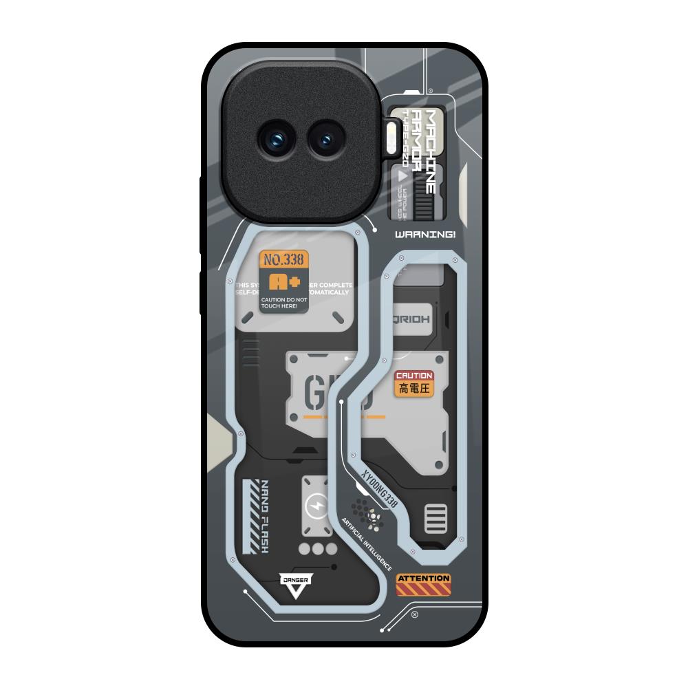 Retro Futuristic iQOO 15R 5G Glass Back Cover Online
