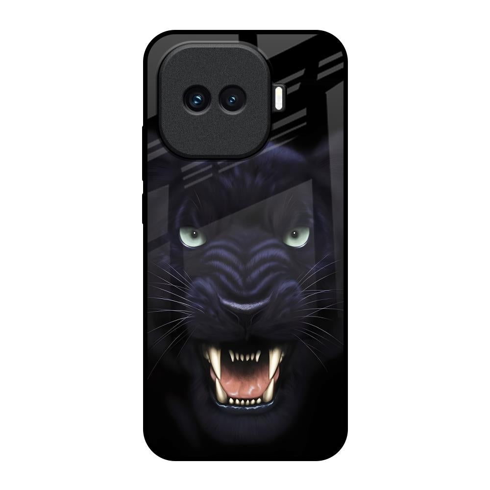 Angry Black Tiger iQOO 15R 5G Glass Back Cover Online