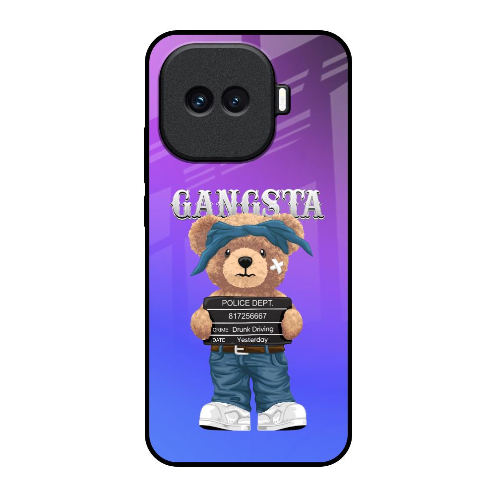 Gangsta Bear iQOO 15R 5G Glass Back Cover Online
