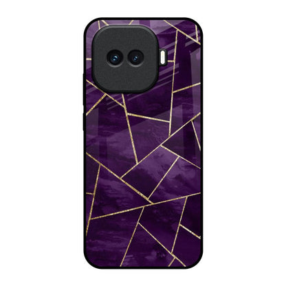 Geometric Purple iQOO 15R 5G Glass Back Cover Online