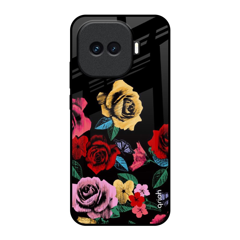 Floral Decorative iQOO 15R 5G Glass Back Cover Online