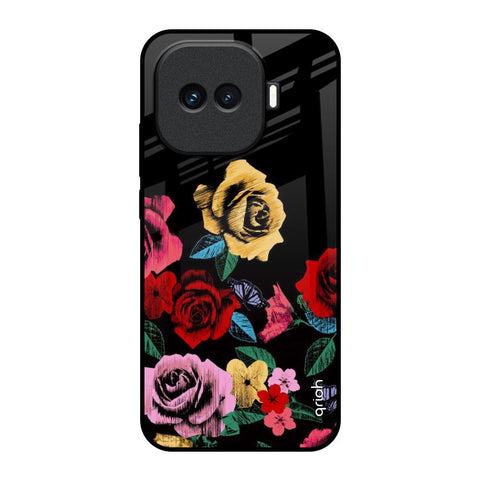 Floral Decorative iQOO 15R 5G Glass Back Cover Online