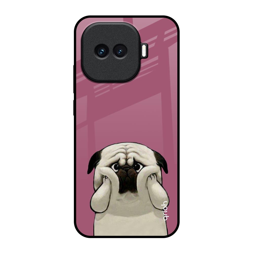 Funny Pug Face iQOO 15R 5G Glass Back Cover Online