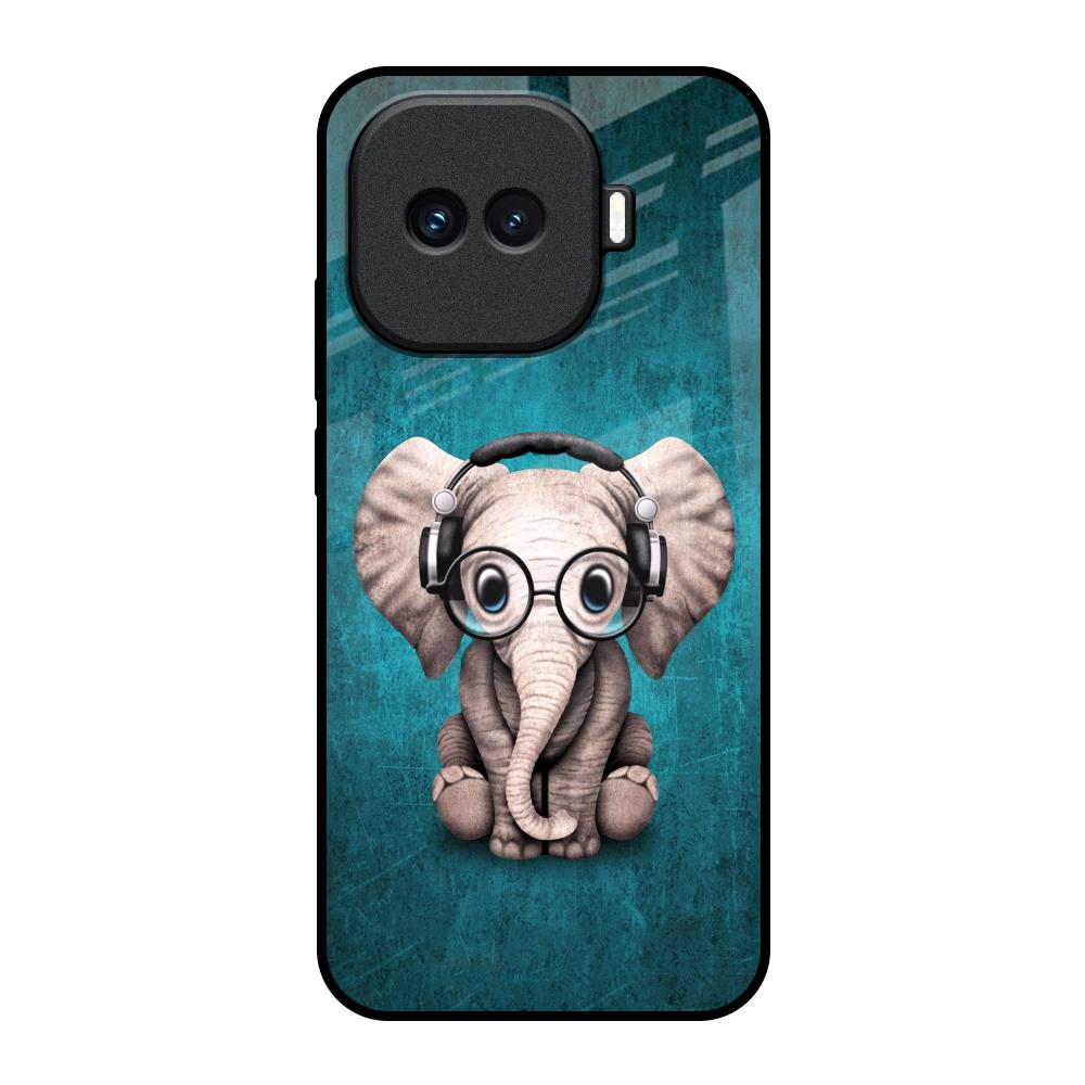 Adorable Baby Elephant iQOO 15R 5G Glass Back Cover Online