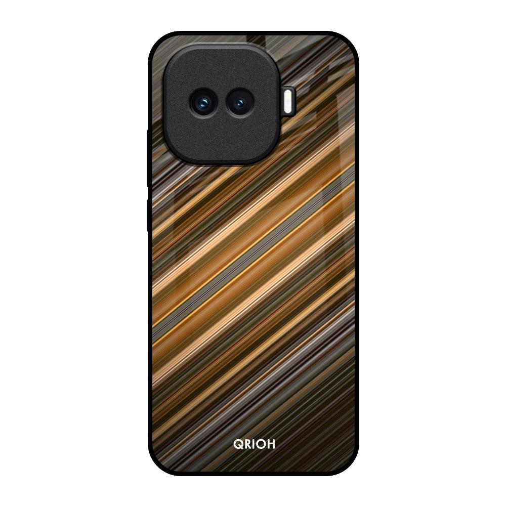 Diagonal Slash Pattern iQOO 15R 5G Glass Back Cover Online