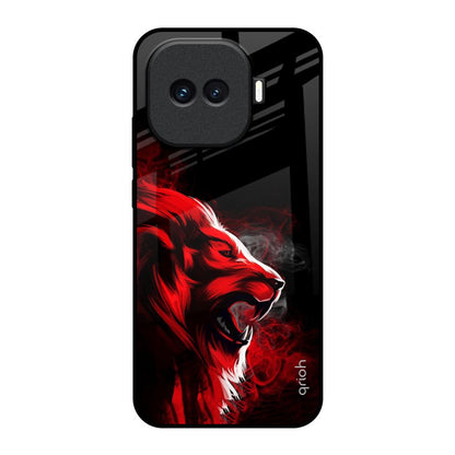 Red Angry Lion iQOO 15R 5G Glass Back Cover Online
