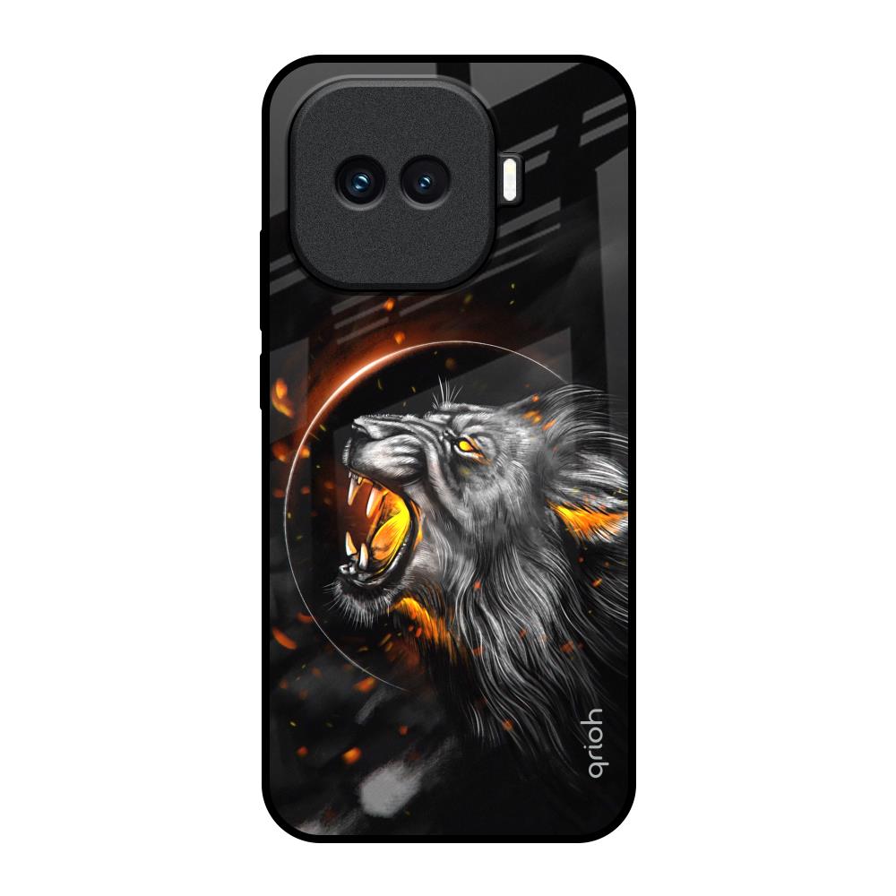 Aggressive Lion iQOO 15R 5G Glass Back Cover Online