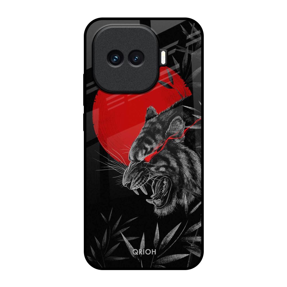 Red Moon Tiger iQOO 15R 5G Glass Back Cover Online