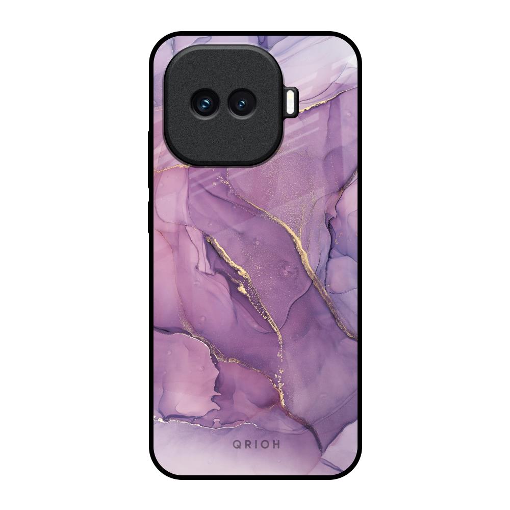 Purple Gold Marble iQOO 15R 5G Glass Back Cover Online