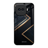 Sleek Golden & Navy iQOO 15R 5G Glass Back Cover Online
