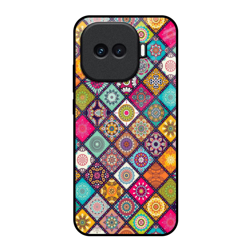 Multicolor Mandala iQOO 15R 5G Glass Back Cover Online