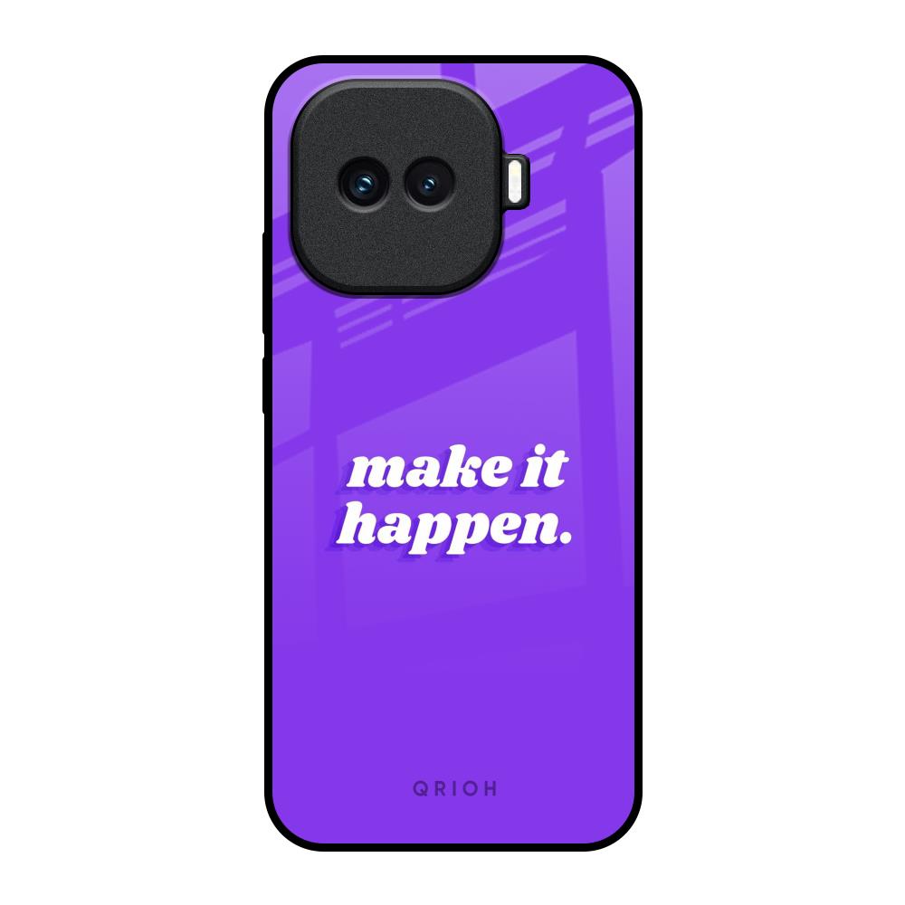 Make it Happen iQOO 15R 5G Glass Back Cover Online