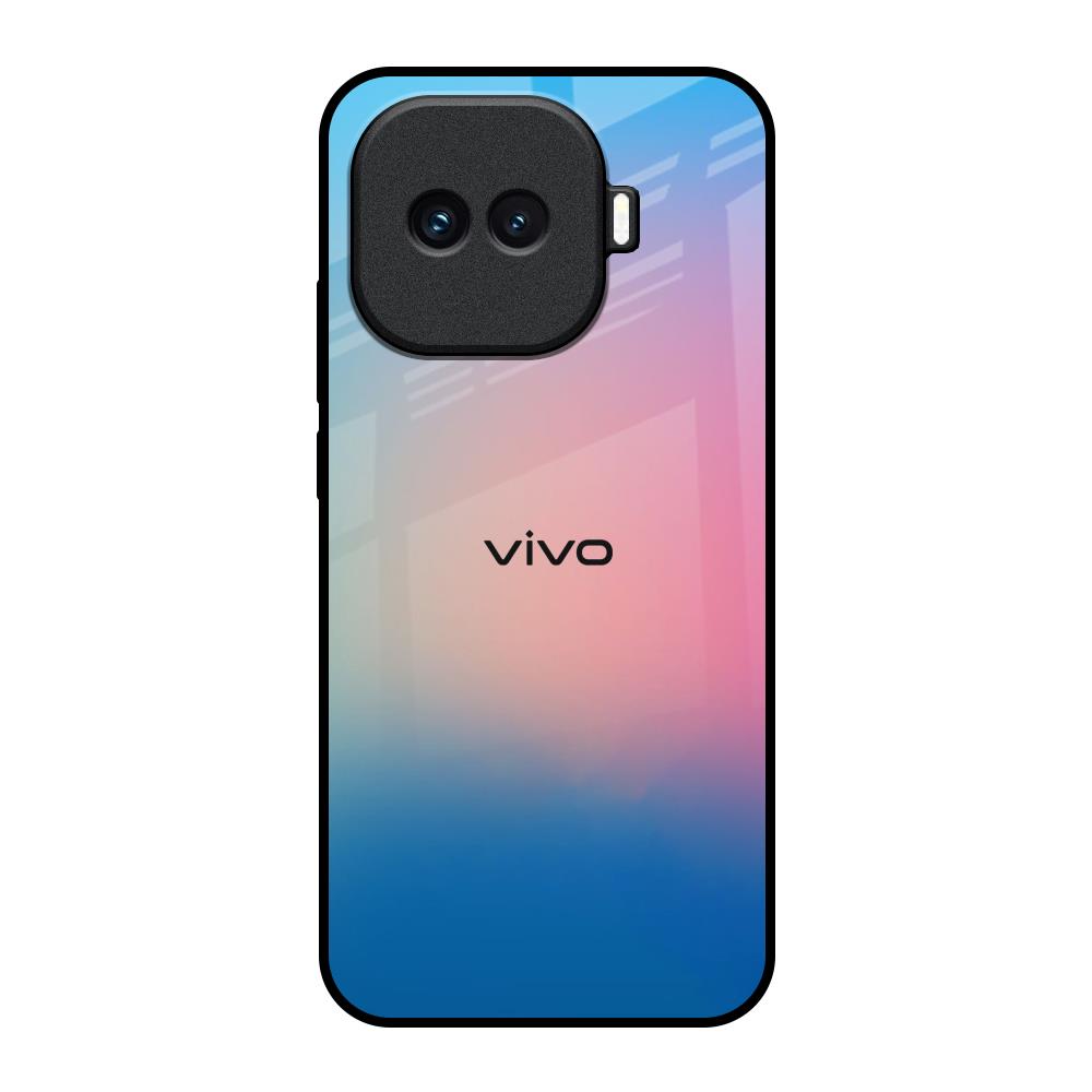 Blue & Pink Ombre iQOO 15R 5G Glass Back Cover Online