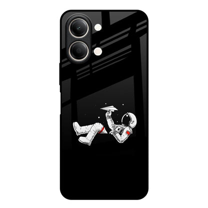 Space Traveller Vivo Y21 5G Glass Back Cover Online