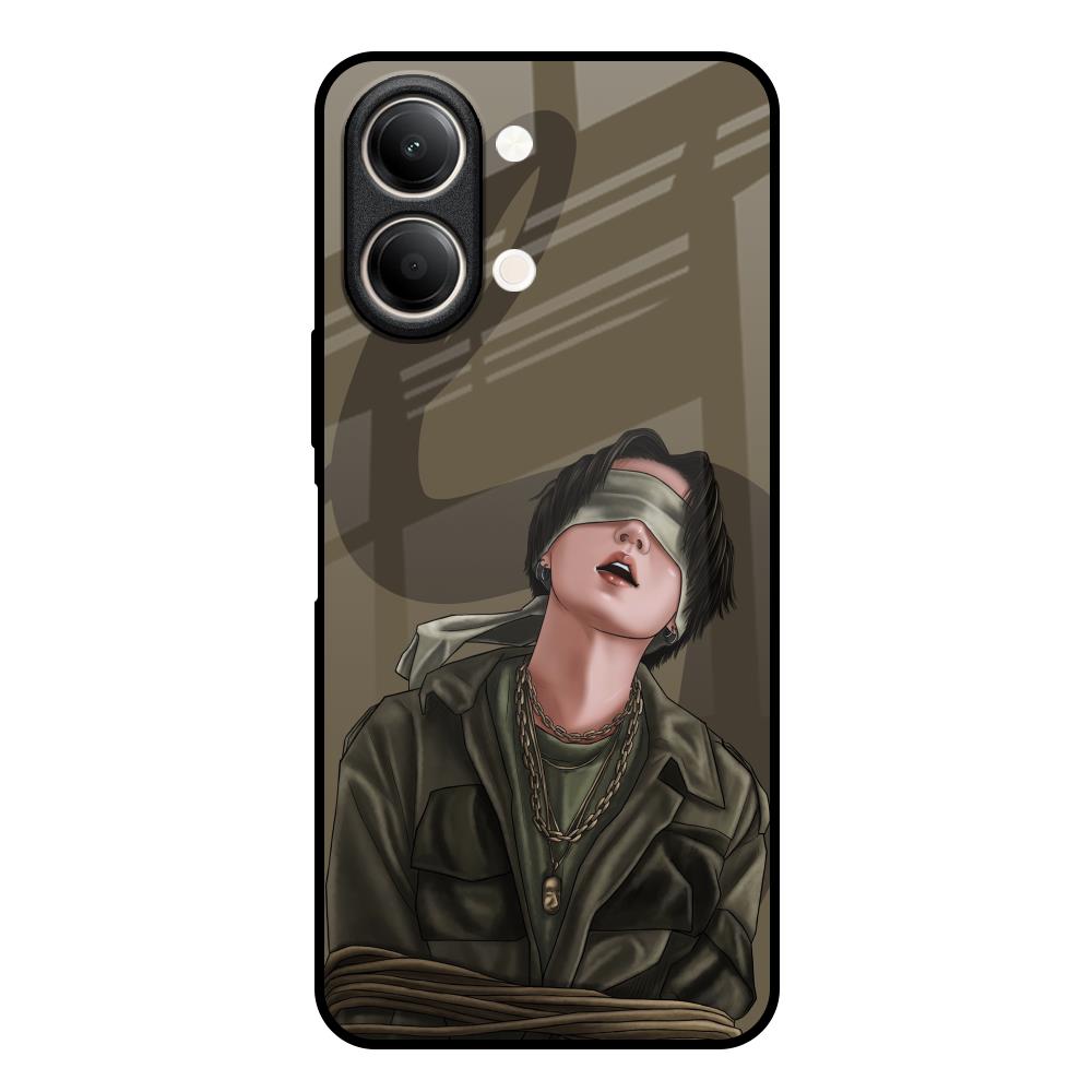 Blind Fold Vivo Y21 5G Glass Back Cover Online