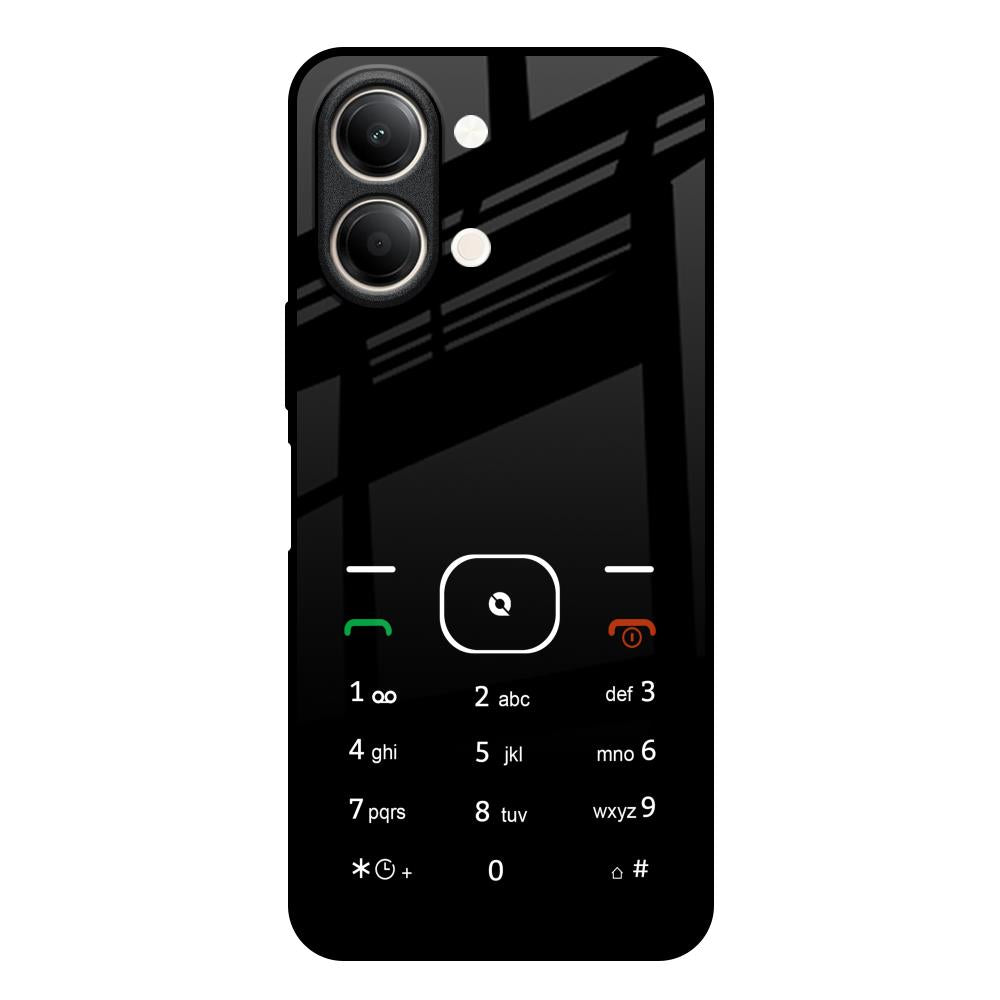 Classic Keypad Pattern Vivo Y21 5G Glass Back Cover Online
