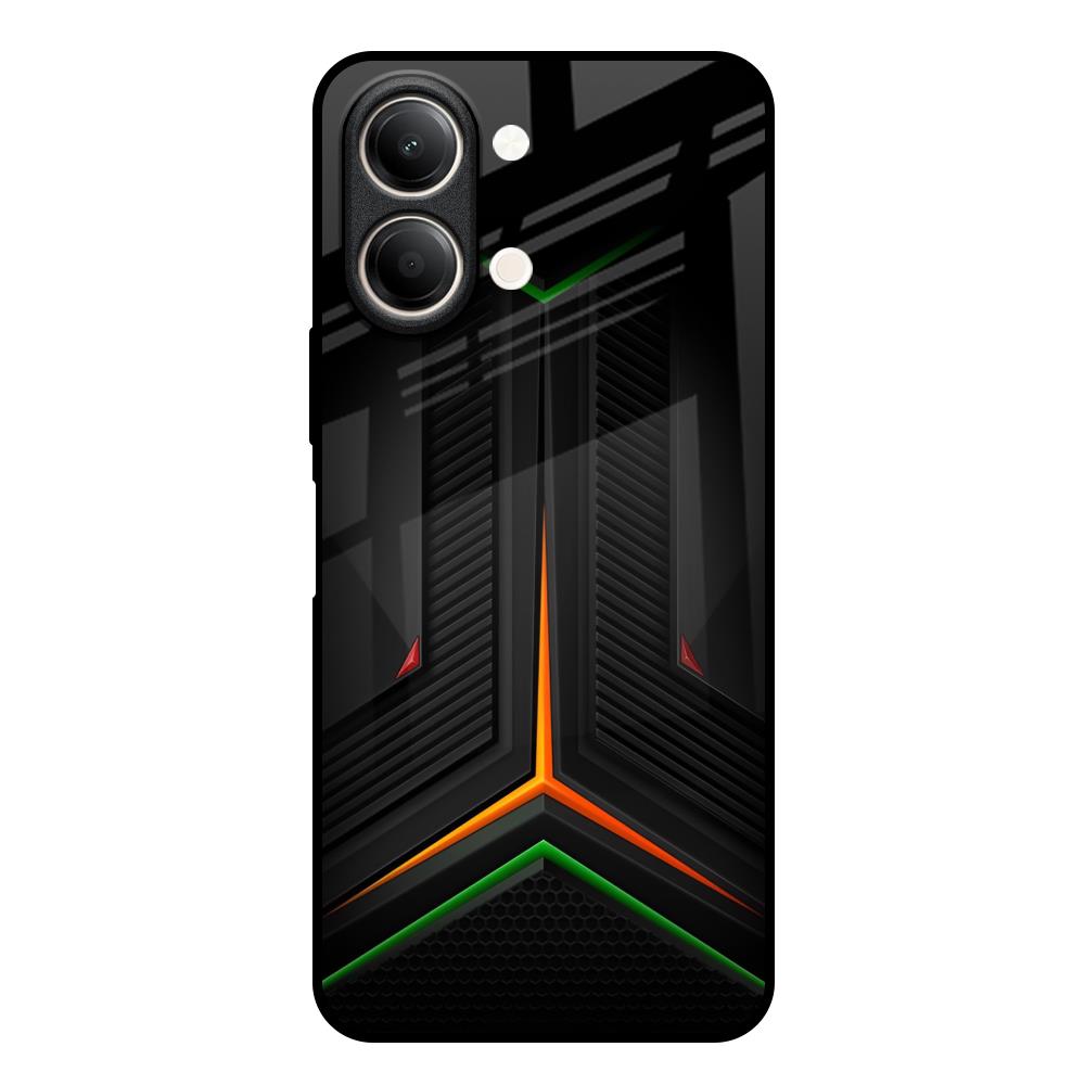 Modern Ultra Chevron Vivo Y21 5G Glass Back Cover Online