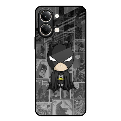 Cartoon Art Vivo Y21 5G Glass Back Cover Online