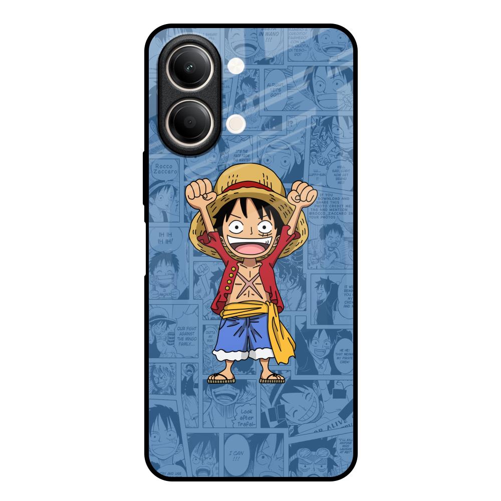 Chubby Anime Vivo Y21 5G Glass Back Cover Online