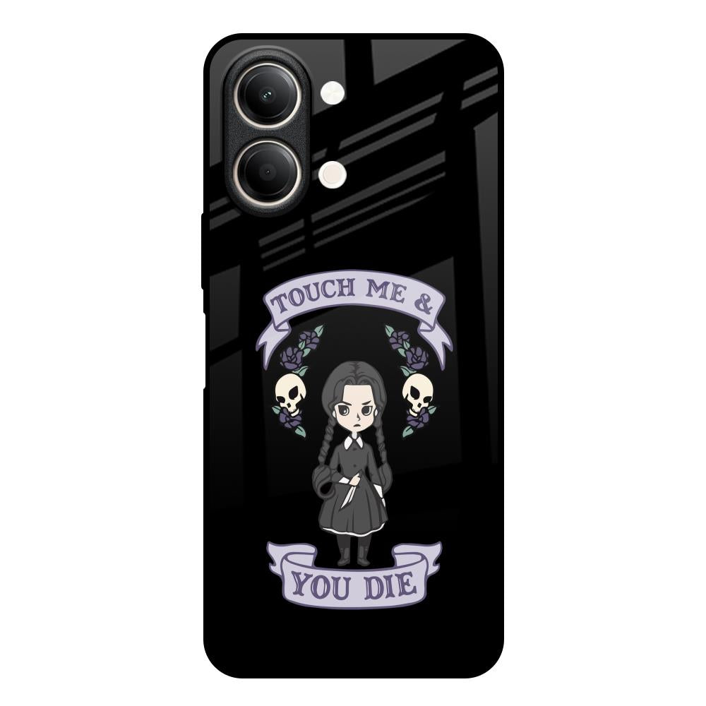 Touch Me & You Die Vivo Y21 5G Glass Back Cover Online