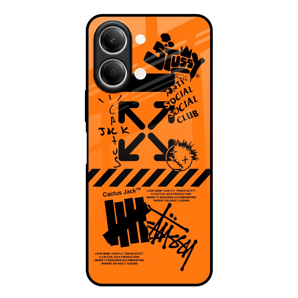 Anti Social Club Vivo Y21 5G Glass Back Cover Online
