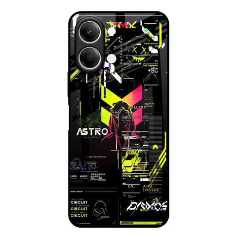 Astro Glitch Vivo Y21 5G Glass Back Cover Online