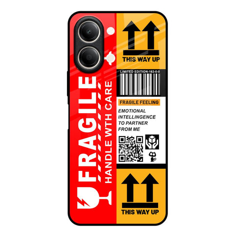 Handle With Care Vivo Y21 5G Glass Back Cover Online