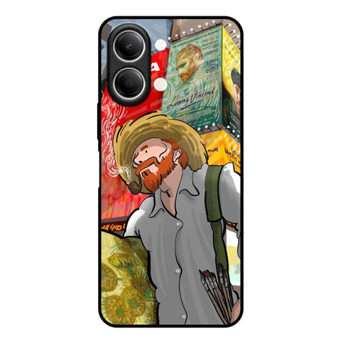Loving Vincent Vivo Y21 5G Glass Back Cover Online