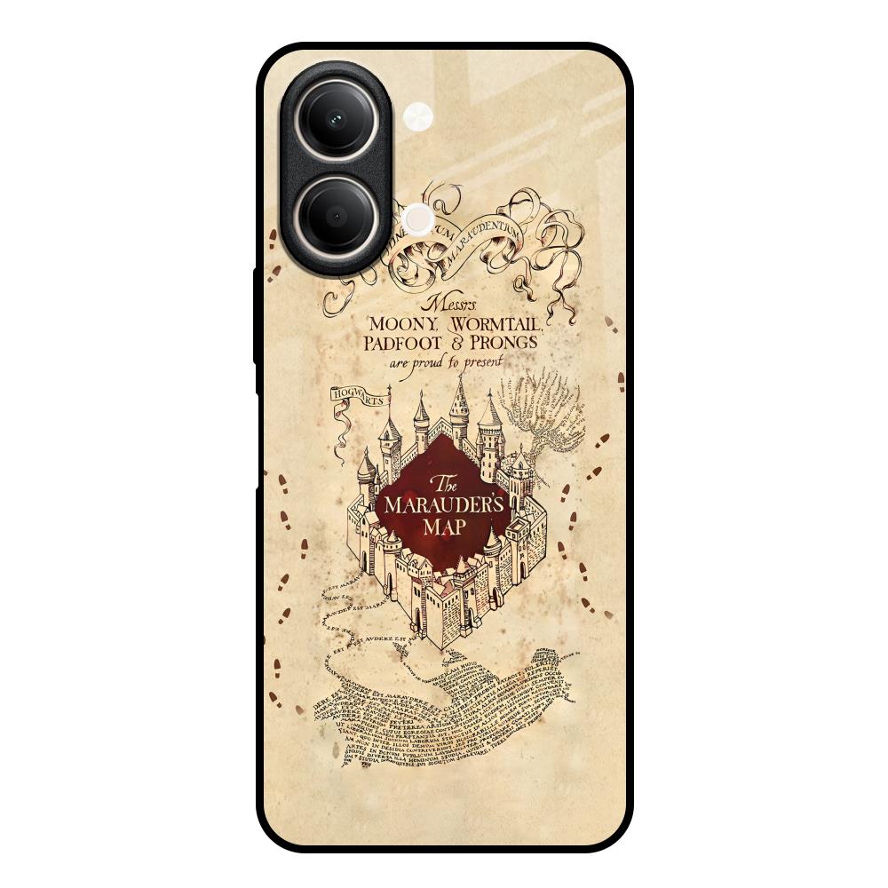 Magical Map Vivo Y21 5G Glass Back Cover Online