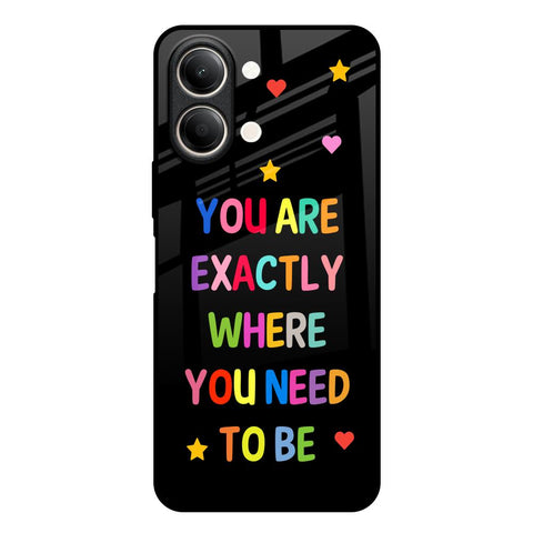 Magical Words Vivo Y21 5G Glass Back Cover Online