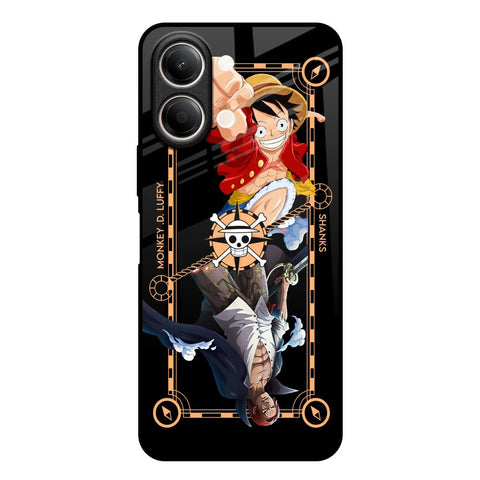 Shanks & Luffy Vivo Y21 5G Glass Back Cover Online