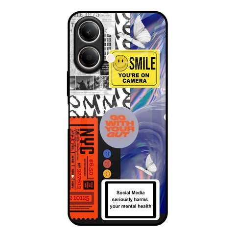 Smile for Camera Vivo Y21 5G Glass Back Cover Online