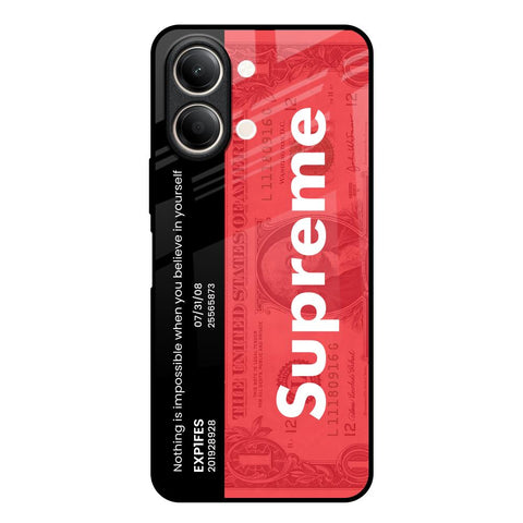 Supreme Ticket Vivo Y21 5G Glass Back Cover Online