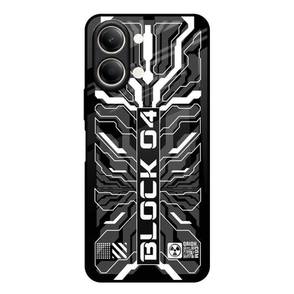 Monochrome Magic Vivo Y21 5G Glass Back Cover Online