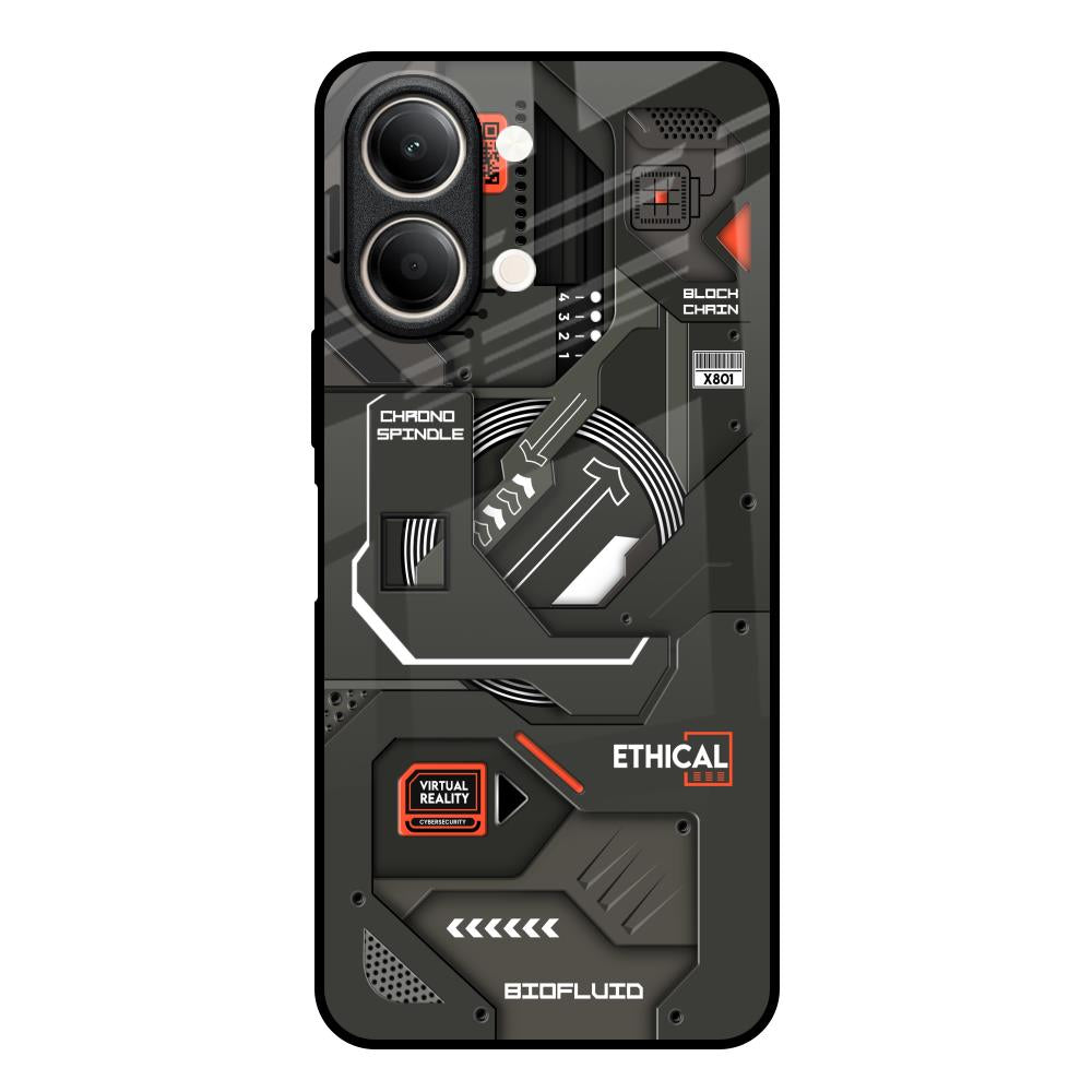 Tech Aesthetics Vivo Y21 5G Glass Back Cover Online