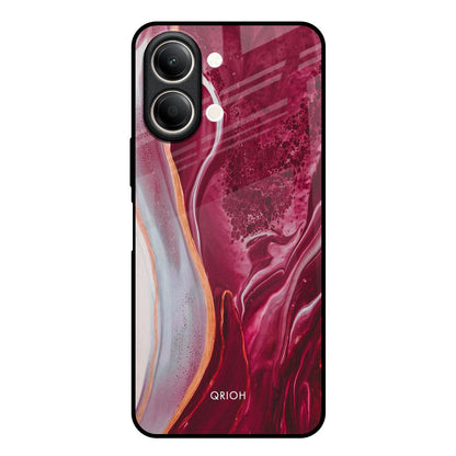 Crimson Ruby Vivo Y21 5G Glass Back Cover Online