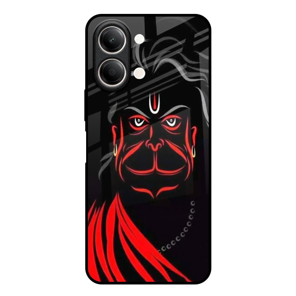 Lord Hanuman Vivo Y21 5G Glass Back Cover Online