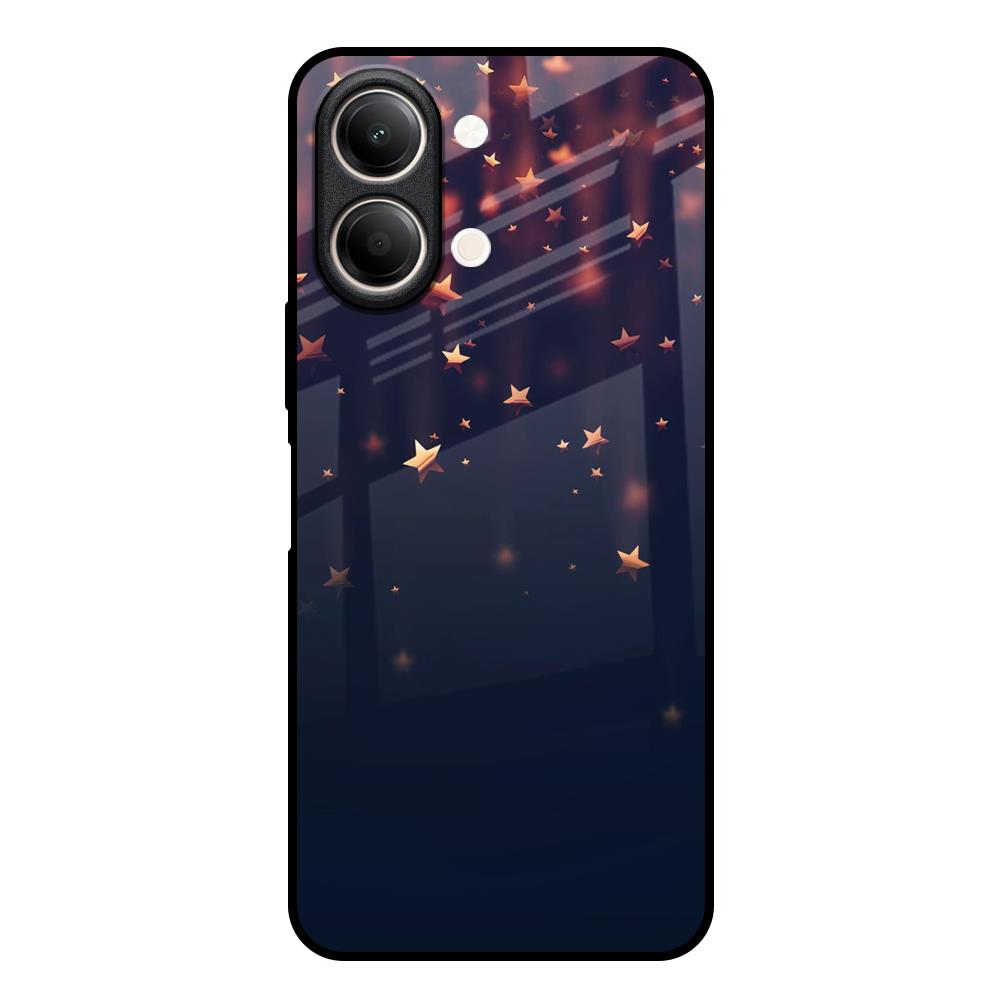 Falling Stars Vivo Y21 5G Glass Back Cover Online
