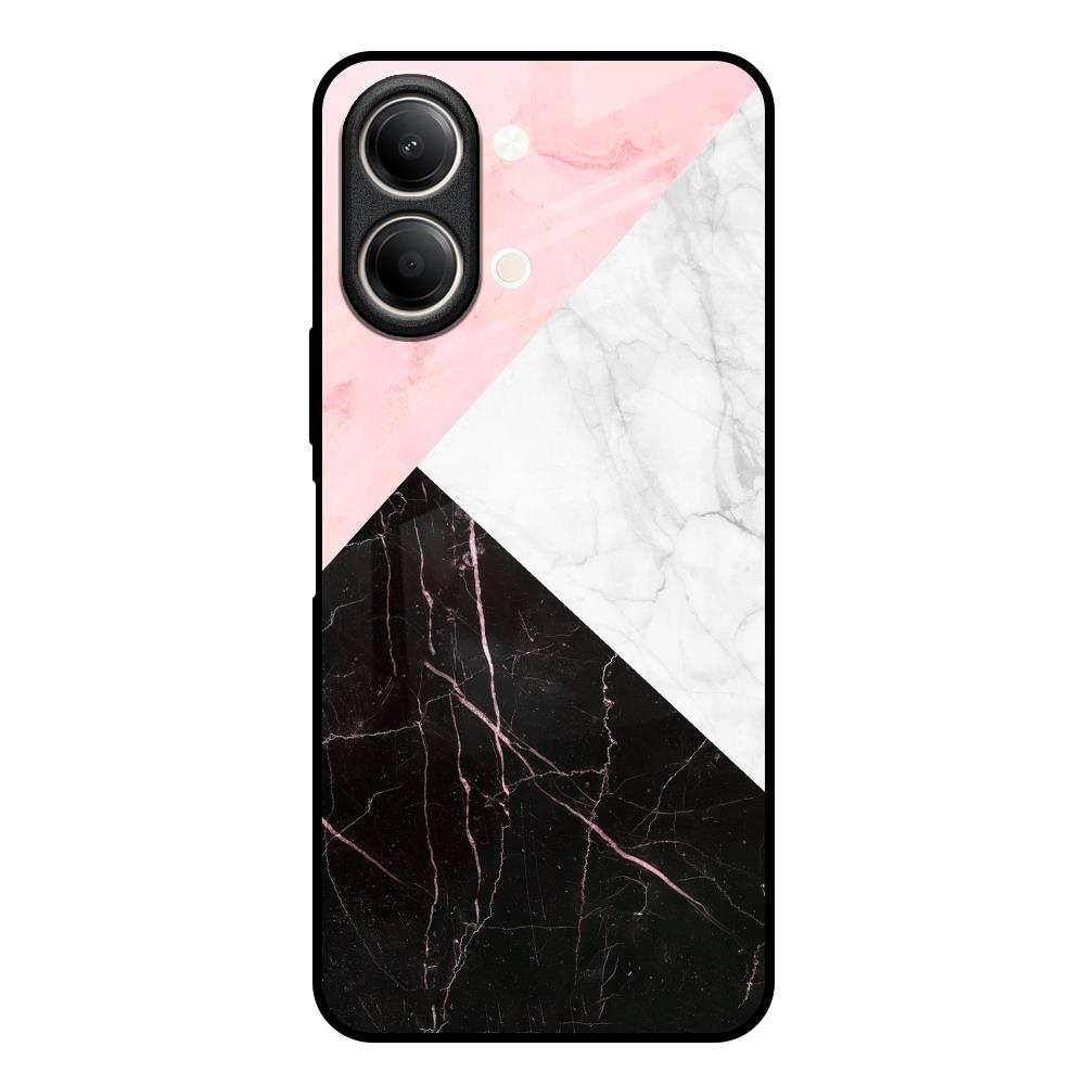 Marble Collage Art Vivo Y21 5G Glass Back Cover Online