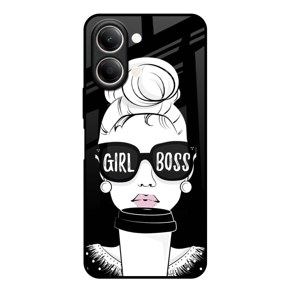 Girl Boss Vivo Y21 5G Glass Back Cover Online