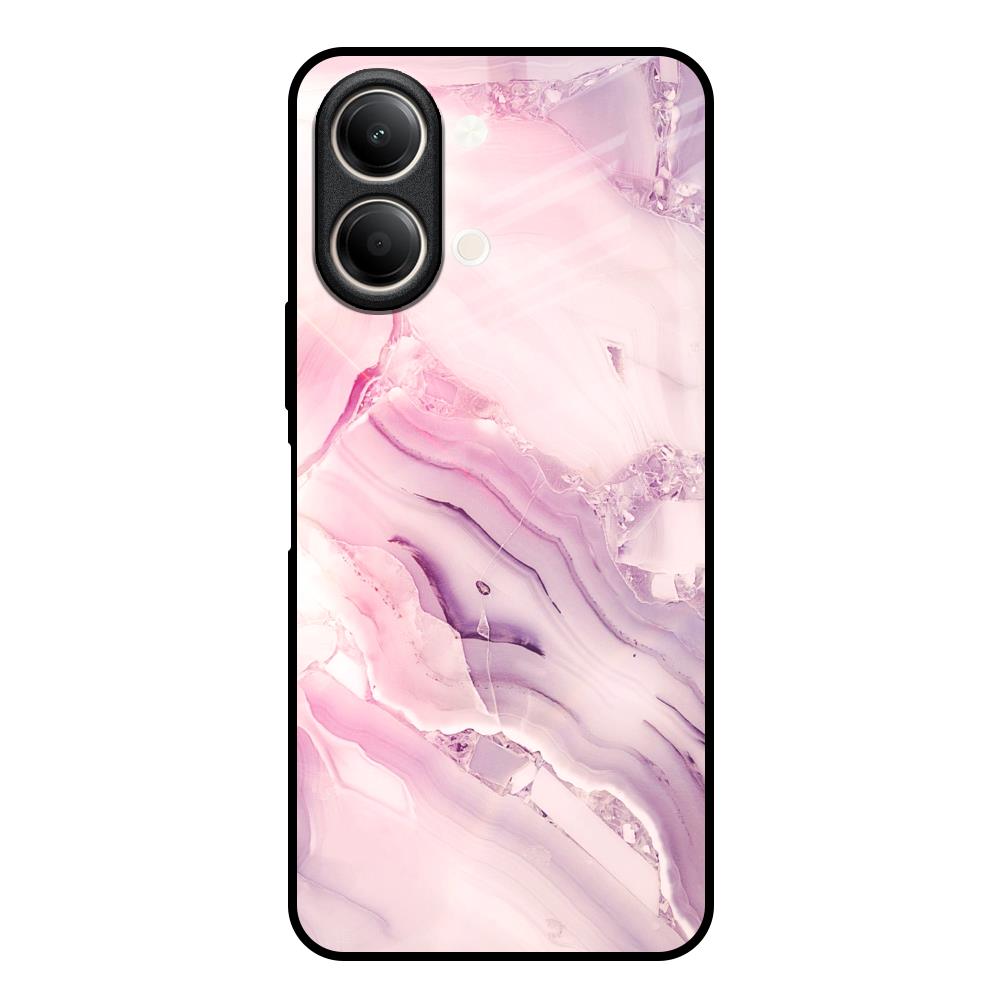 Diamond Pink Gradient Vivo Y21 5G Glass Back Cover Online