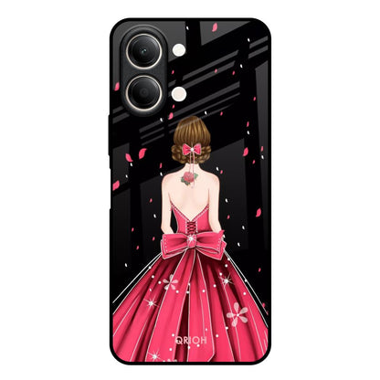 Fashion Princess Vivo Y21 5G Glass Back Cover Online