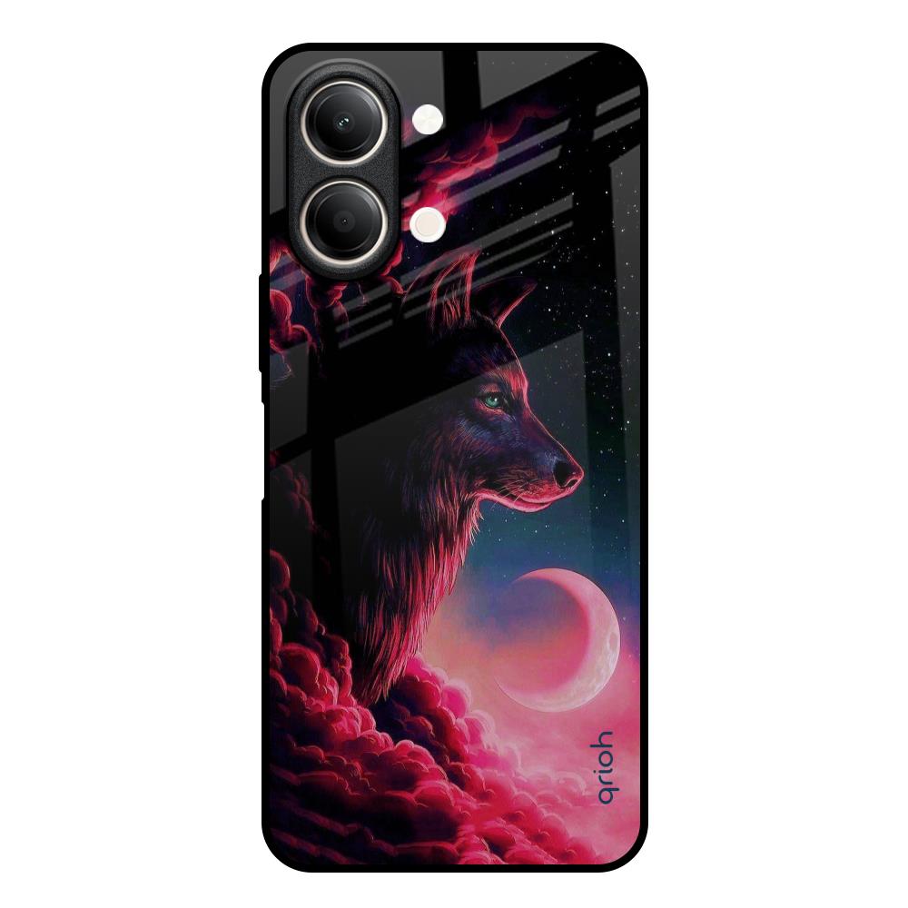 Moon Wolf Vivo Y21 5G Glass Back Cover Online