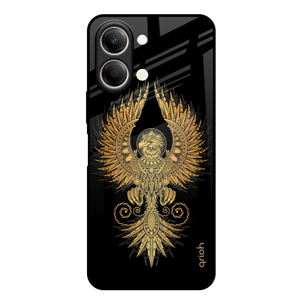 Mythical Phoenix Art Vivo Y21 5G Glass Back Cover Online