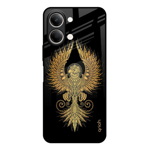 Mythical Phoenix Art Vivo Y21 5G Glass Back Cover Online