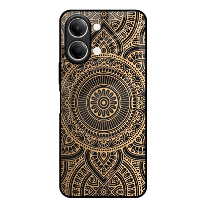 Luxury Mandala Vivo Y21 5G Glass Back Cover Online