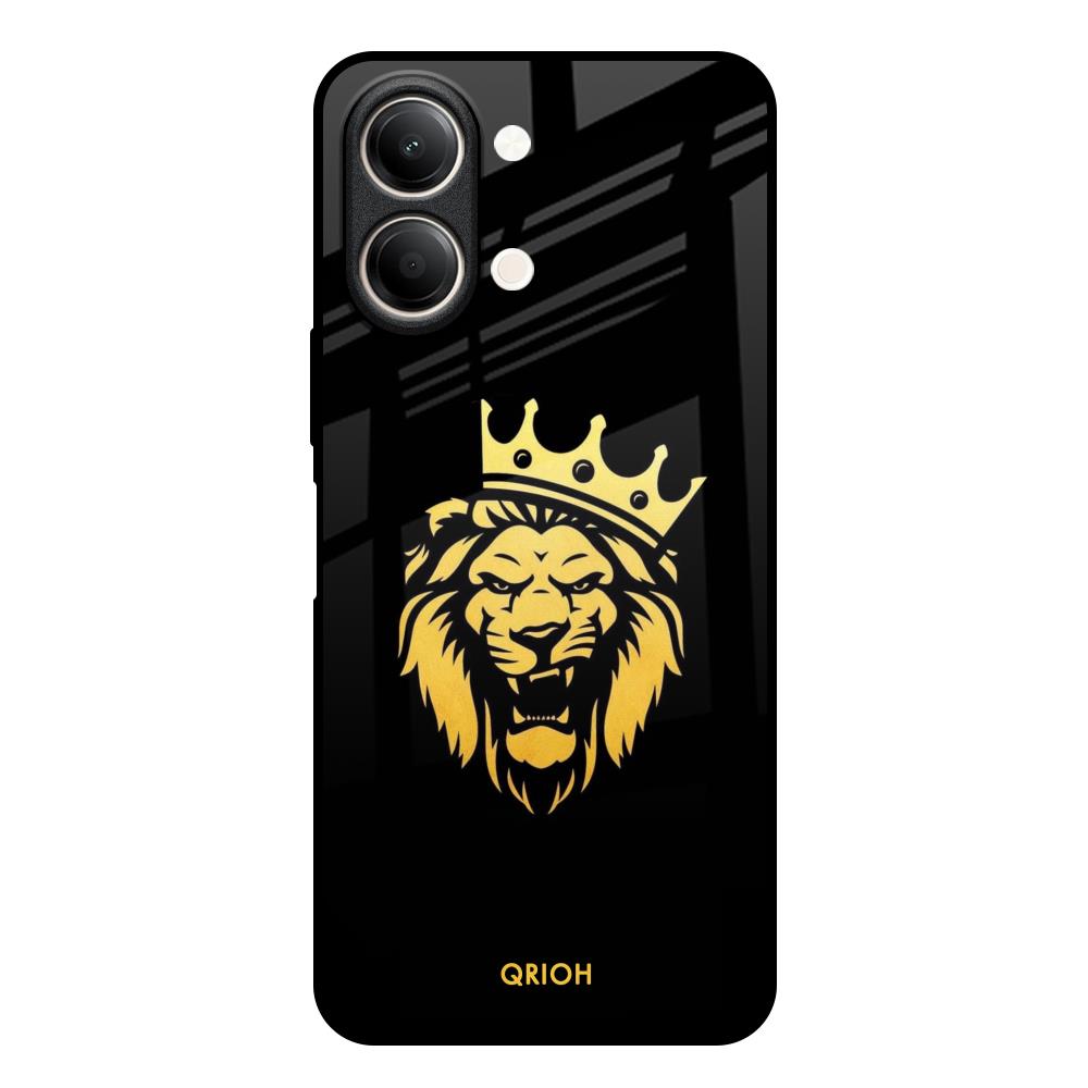 Lion The King Vivo Y21 5G Glass Back Cover Online