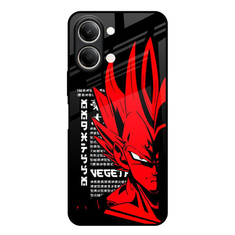 Red Vegeta Vivo Y21 5G Glass Back Cover Online