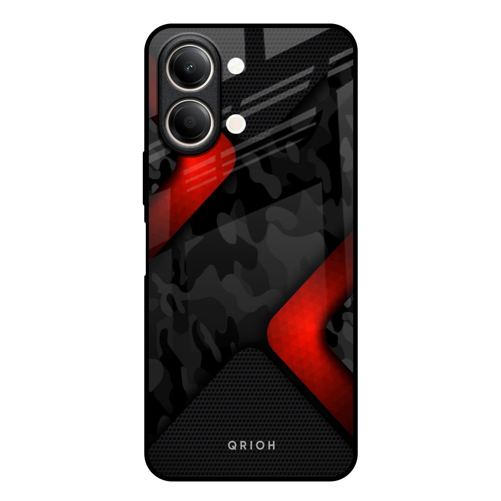 Modern Camo Abstract Vivo Y21 5G Glass Back Cover Online