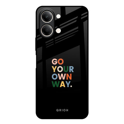 Go Your Own Way Vivo Y21 5G Glass Back Cover Online